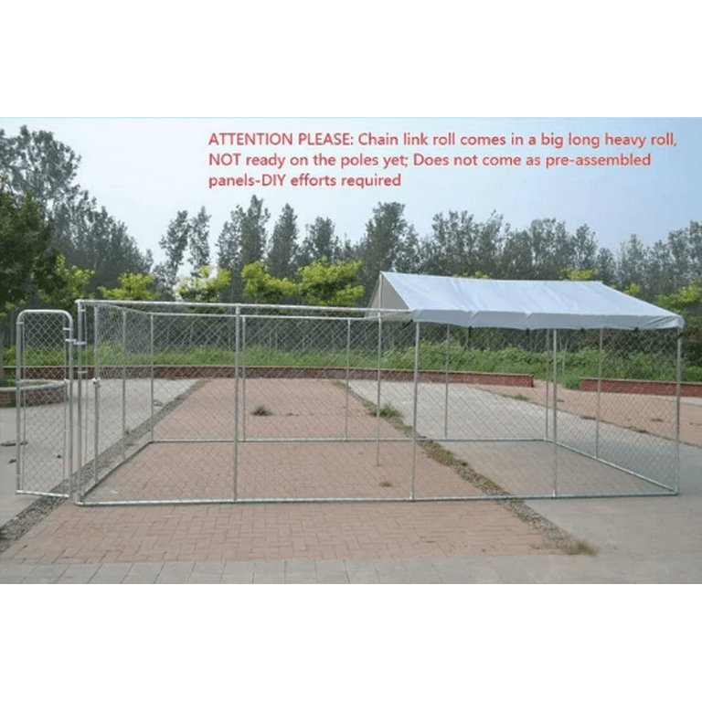 Chain link fence kennel online