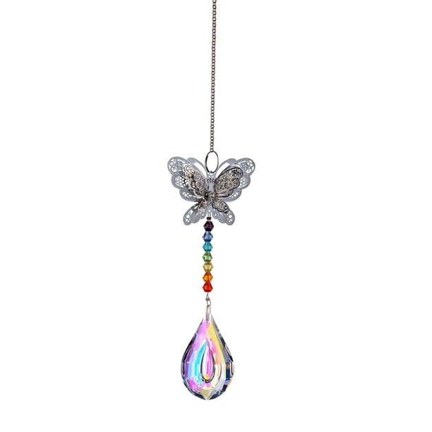 Lámpara colgante de cristal con prismas de colores, colgante de cristal, fabricante de arcoíris Pipa