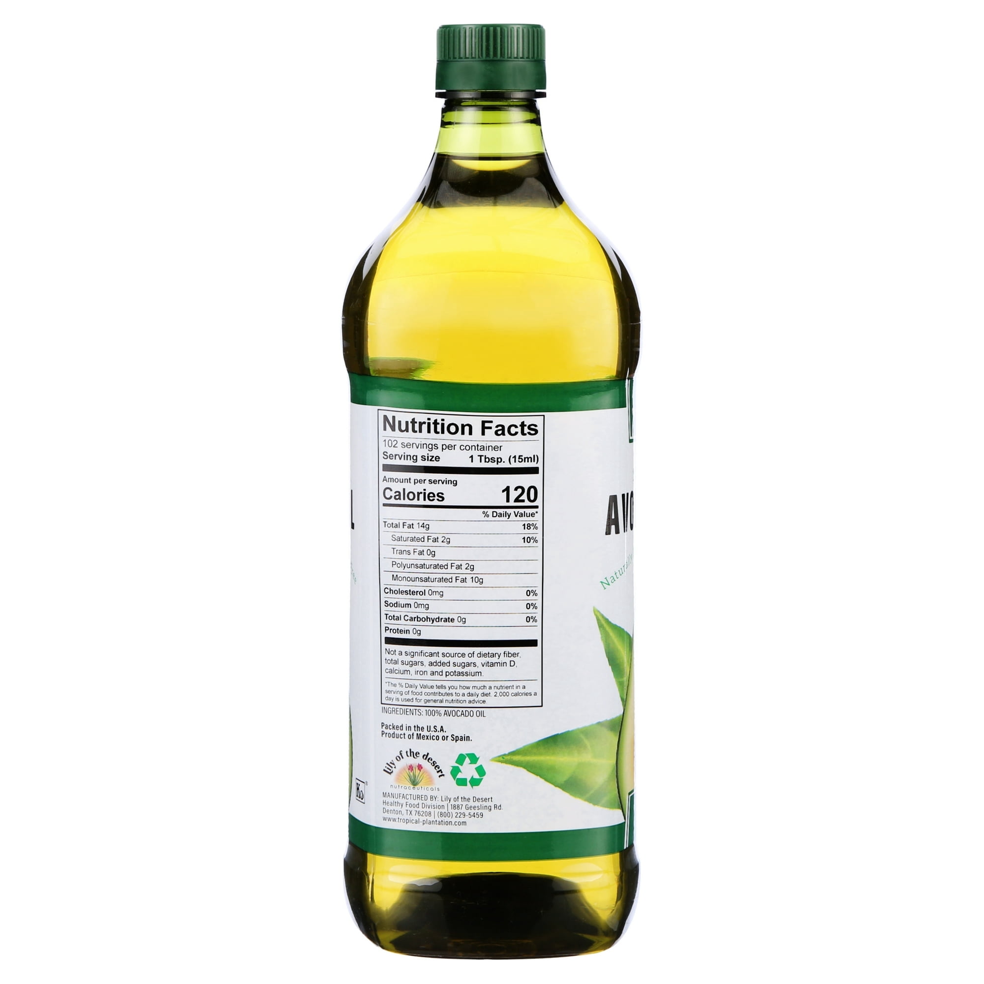Tropical Plantation Avocado Oil, 51 Fl oz