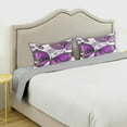 thumbnail image 3 of GZHJMY Purple Butterfly Pillow Cases – Soft Breathable Pillowcase Covers – Machine Washable – Decoration Pillows for Sleeping - Queen Size 20''×30'', 3 of 7