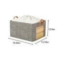 thumbnail image 3 of Bilqis Deals Wardrobe Storage Box, Quilt, Clothes, Household Sorting Box, Large Capacity Water Proof And Bundle Mouth, Portable Storage Basket, 3 of 6