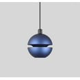 thumbnail image 7 of FSLiving 7W Adjustable Levitate Track Pendnat Light J-Type Retractable Lift Track Pendnat Light with Minimalist Modern Aluminum Globe Shade Indoor Island Light Adjustable Wire Lamp,Blue - 1 Pack, 7 of 7