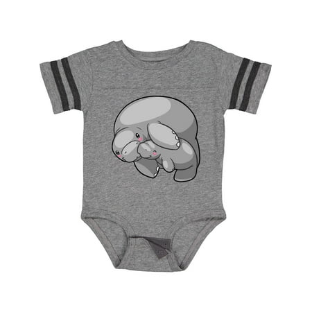 

Inktastic Cute Manatee Family Gift Baby Boy or Baby Girl Bodysuit