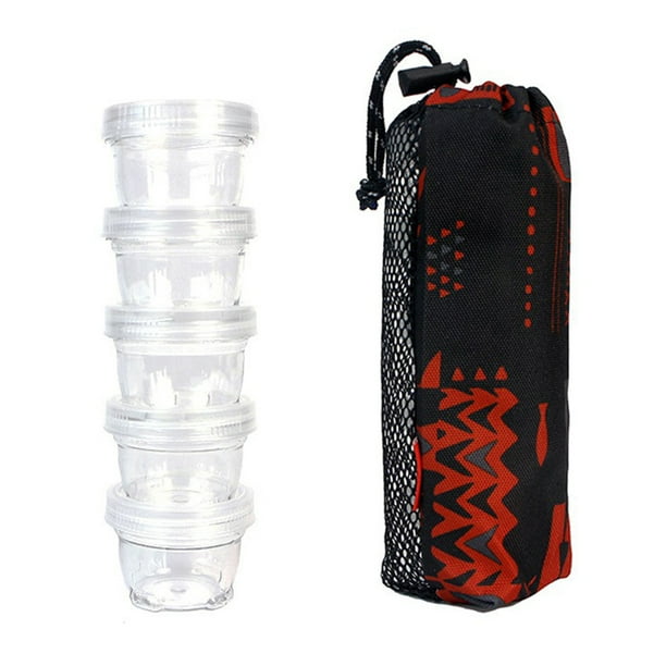 TureClos Spice Jars Spice Containers Transparent Storage Tins with Lids