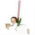 thumbnail image 2 of Alexander Taron 1.75" White, Brown, and Green Angel Singer Collectible Christian Ulbricht Ornament, 2 of 2