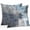 Blue Gray, variant on Yellow Grey Throw Pillow Covers 16x16 Inch Set of 2, Abstract Art Oil Painting Modern Geometric Waterproof Outdoor Pillow Covers, Decorative Cushion Pillowcases for Couch, Sofa, Bed, Garden, Patio