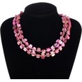 thumbnail image 2 of GHSDFBB Boho Layered Shell Beaded Necklaces Handmade Colored Bead Short Necklace Holiday Style Costume Jewelry for Women, 2 of 6