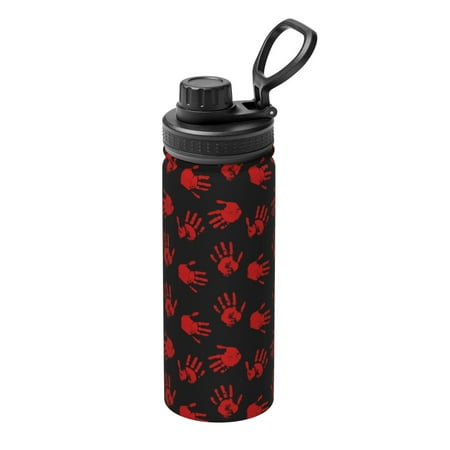 

Fuzoiu Bloody Hand 1 Print 18oz Sports Insulated Kettle Stainless Steel Vacuum Water Bottle Leakproof Sport Flask