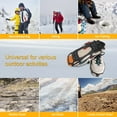 thumbnail image 6 of Elegant Choise 24 Teeth Stainless Steel Ice Walk Traction Cleats Crampons - Anti-Slip Shoe/Boot Footwear Snow Ice Spikes Traction Ice Cleats Grippers for Hiking,Climbing,Walking,Jogging (XL), 6 of 10
