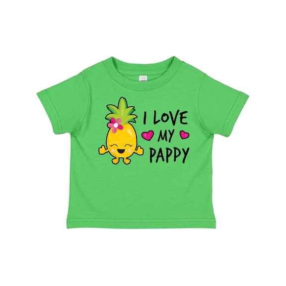 Inktastic I Love My Pappy with Pineapple Girls Toddler T-Shirt