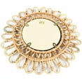 thumbnail image 5 of Home Office Hanging Mirror, Rattan Sunflower Circular Wall Mirror, 16x16in Rattan Wall-Mounted Mirrors with Boho Nordic Style, Circular Sunflower Mirrors for Inodoor Living Room Hallway, 5 of 7