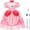 2T, variant on Guvpev G'irl's Princess Dress Costume - Halloween Cosplay Deluxe Royal Fantasy Princess Dress with Dress up Accessories - Video Games Character Fancy Dress for Birthday Party & Carnival