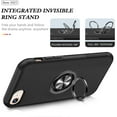 thumbnail image 3 of [PST] iPhone 7 / 8 / SE (2nd Gen.) Ring Case, Hybrid Magnetic Kickstand Case Cover with Invisible Ring Stand, 3 of 5