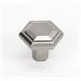 thumbnail image 2 of Alno A424-SN Nicole Cabinet Hexagon Knob Satin Nickel, 2 of 2