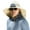 D, variant on Wide Brim Sun Hat with Fan Outdoor Solar Powered USB Charging Fishing Hat with Neck Flap for Men Women