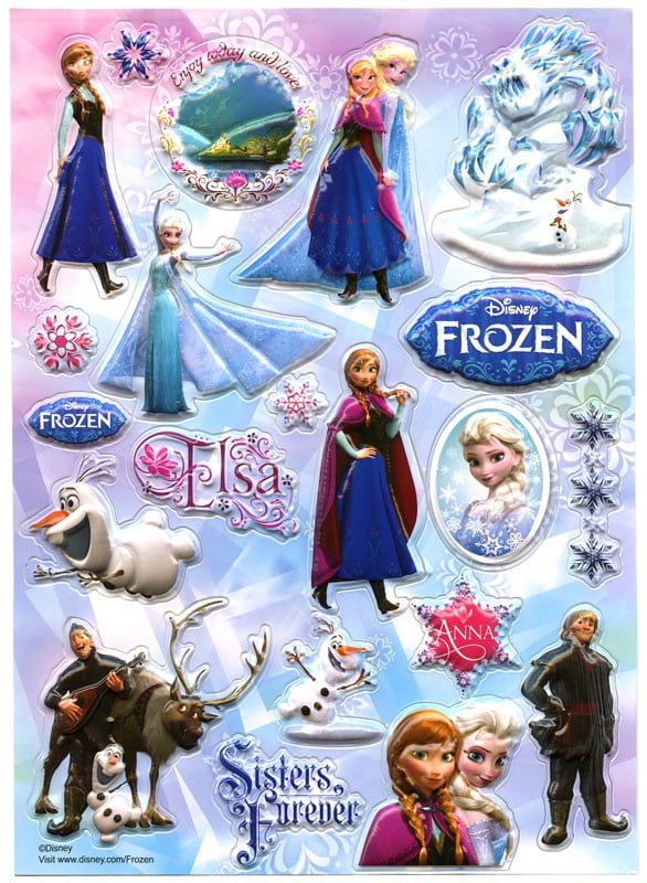 With 10 Packs Disney Frozen Frozen Sticker Album