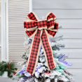 thumbnail image 2 of Linen Bowknot Wreath Bow Bowknot Convenient Hanging For Xmas Holiday Party, 2 of 6