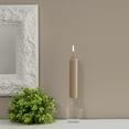 thumbnail image 2 of ROOT Unscented Grecian Collenettes Taper Candles, 7-Inch Tall, Box of 4, Taupe, 2 of 2