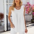 thumbnail image 5 of Sngxgn Women's Camisole Tank Top-Breathable Cotton Stretch(White,L), 5 of 6