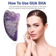thumbnail image 5 of Scenic Beauty 1-Stage Natural Facial Roller Stone Massage Tool for SPA, Acupuncture, Purple, 5 of 7