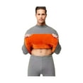 thumbnail image 2 of Men Thermal Top Thckened Velevt Heat Retention Round Neck Slim Fit Long Sleeves Stretchy Bottoming Underwear Winter Sleepwear, 2 of 8