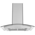 thumbnail image 4 of Ancona 30 in. Convertible Island Glass Canopy Range Hood in Stainless Steel, 4 of 6