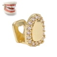 thumbnail image 4 of Hip Hop Hollow Tooth, Hip Hop Tooth Durability Hip-hop Fashionable Style Brass Base  for  Gold,Silver, 4 of 7