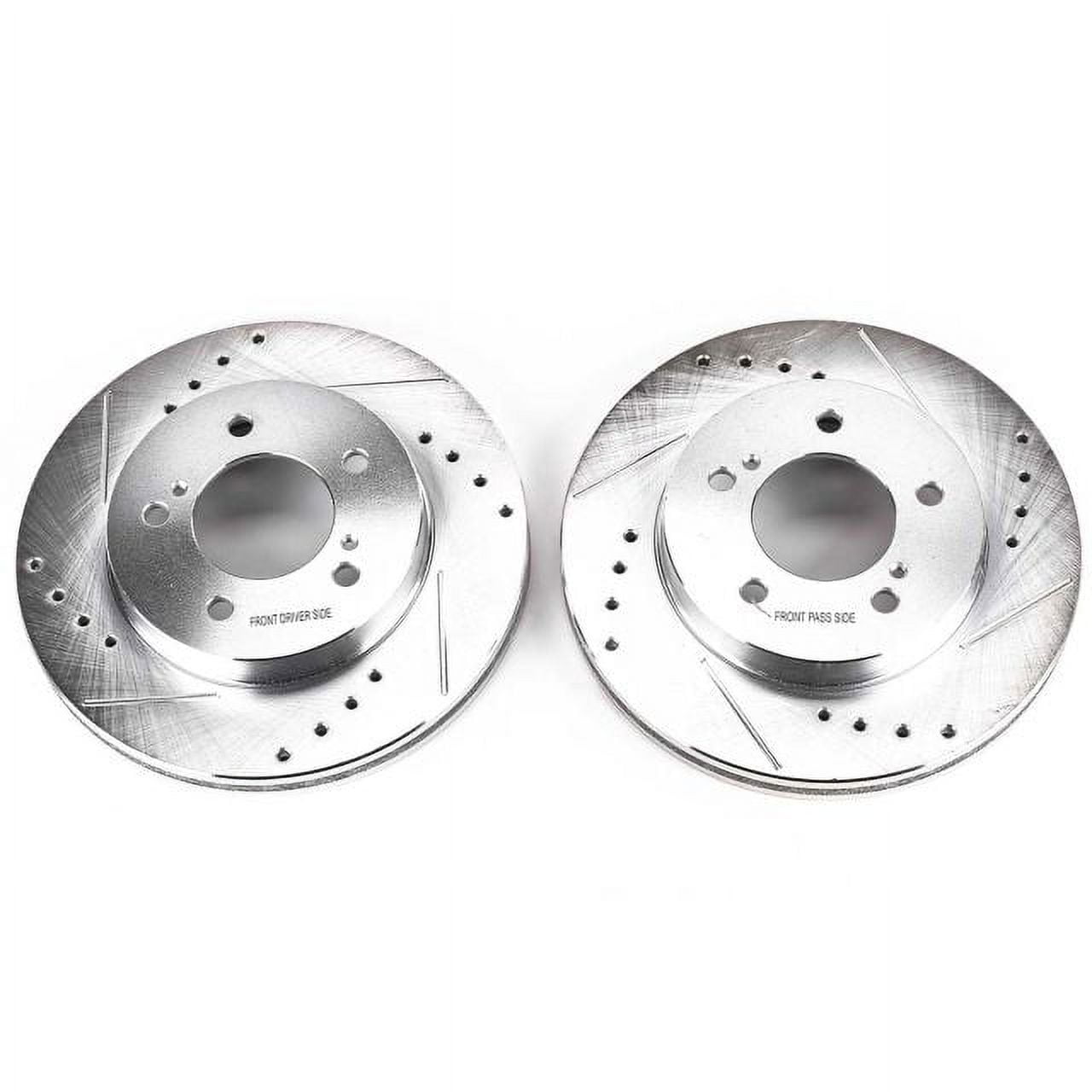 Power Stop AR8532XPR Evolution Drilled & Slotted Rotors -Front