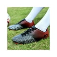 thumbnail image 6 of Fangasis Unisex Sneakers Lightweight Soccer Cleats Training Football Shoes Outdoor Non Slip Athletic Shoe FG Cleats Black 8.5, 6 of 9