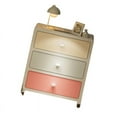 thumbnail image 3 of Large Capacity Multi Layer Drawer Storage Cabinet PP Macaron Color with Enough Storage Space, Lightweight for Bedroom Office, 3 of 8