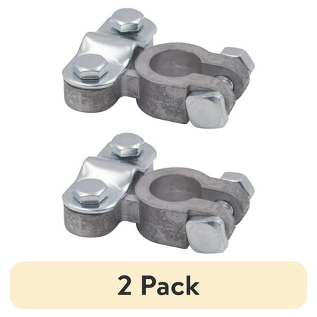 (2 pack) EverStart Top Post Heavy-Duty Battery Terminal, Cast Allo and Metal Material
