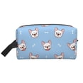 thumbnail image 2 of Uemuo French Bulldog Head Pattern Portable Toiletry Bags with Handle, Waterproof travel Make up Bags for Women, Large Capacity Travel Cosmetic Bags, 2 of 9