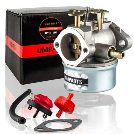 Troy Built Snowblower Carburetor UMPARTS UMT-101 Carburetor for Tecumseh HMSK80 HMSK90 8hp 9hp 10hp LH318SA LH358SA for Snow Blower Generator Chipper Shredder 640054 640349 640052 Carb ()