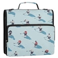 thumbnail image 5 of FORMRS Zipper Binder with Shoulder Strap 2-inch Ring 500 Sheet Capacity File Bag, Blue Ice Hockey, 5 of 5