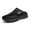 Black, variant on Women's Comfortable Breathable Casual Walking Shoes Slippers Slip-On Hook & Loop