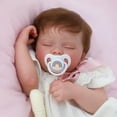 thumbnail image 4 of Lifelike Reborn Baby Dolls Quinbee - 20-Inch Realistic Reborn Doll Girl Soft Body Eyes Closed Newborn Real Life Baby Doll That Look Real for Kids Age 3+, 4 of 10