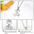 thumbnail image 2 of MasteelfCA 1Pc Stethoscope Design Necklace Creative Alloy Neck Chain Chic Women Jewelry, 2 of 7