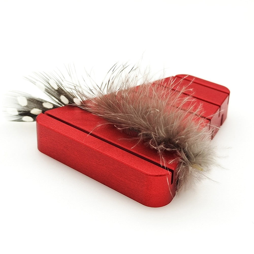 Feather folding blockCDC Dubbing Hackle Hold Fly Tying Tool Fishing Accessories