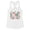 White, variant on To the North Pole and Back Tank Top Fitted Racerback Women's Large White
