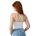 thumbnail image 4 of Sanrio Hello Kitty Character Face With Cosplay Bow Sleeveless Women's White Tube Tops - Medium, 4 of 4