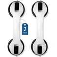 thumbnail image 6 of NEWEEN Bathroom Shower Grab Bars, 2Pack Shower Handle, Safety Anti-Slip Bath Grip Hand Rail, Bathroom Shower Support Balance Grip Bar for Elderly, Babies, Seniors, Handicapped(12 inch), 6 of 8