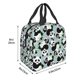 thumbnail image 3 of Disketp Panda And Eucalyptus Bolsa Térmica para Almuerzo para Hombre y Mujer, Ideal para Trabajo, Senderismo y Picnic, 3 of 8
