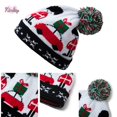 thumbnail image 3 of Gorro de Punto de Navidad para Niños Pequeños con Patrón de Coche Casa de los Tesoros, 3 of 4