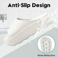thumbnail image 4 of Evlmd Cloud Slide Sandals for Women Men Ultra Comfort Recovery Pillow Slippers, 4 of 6