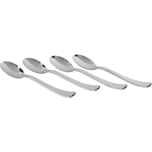 Exquisite Premium Silver Plastic Silverware Heavy Duty Bulk Cutlery 120 Silver Plastic