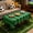 Green, variant on Soccer Themed Tablecloth 108 x 54 Inch Football Field & Soccer Pattern Table Cover Game Viewing Decoration for Sports Birthday Party Supplies (1 Pack)