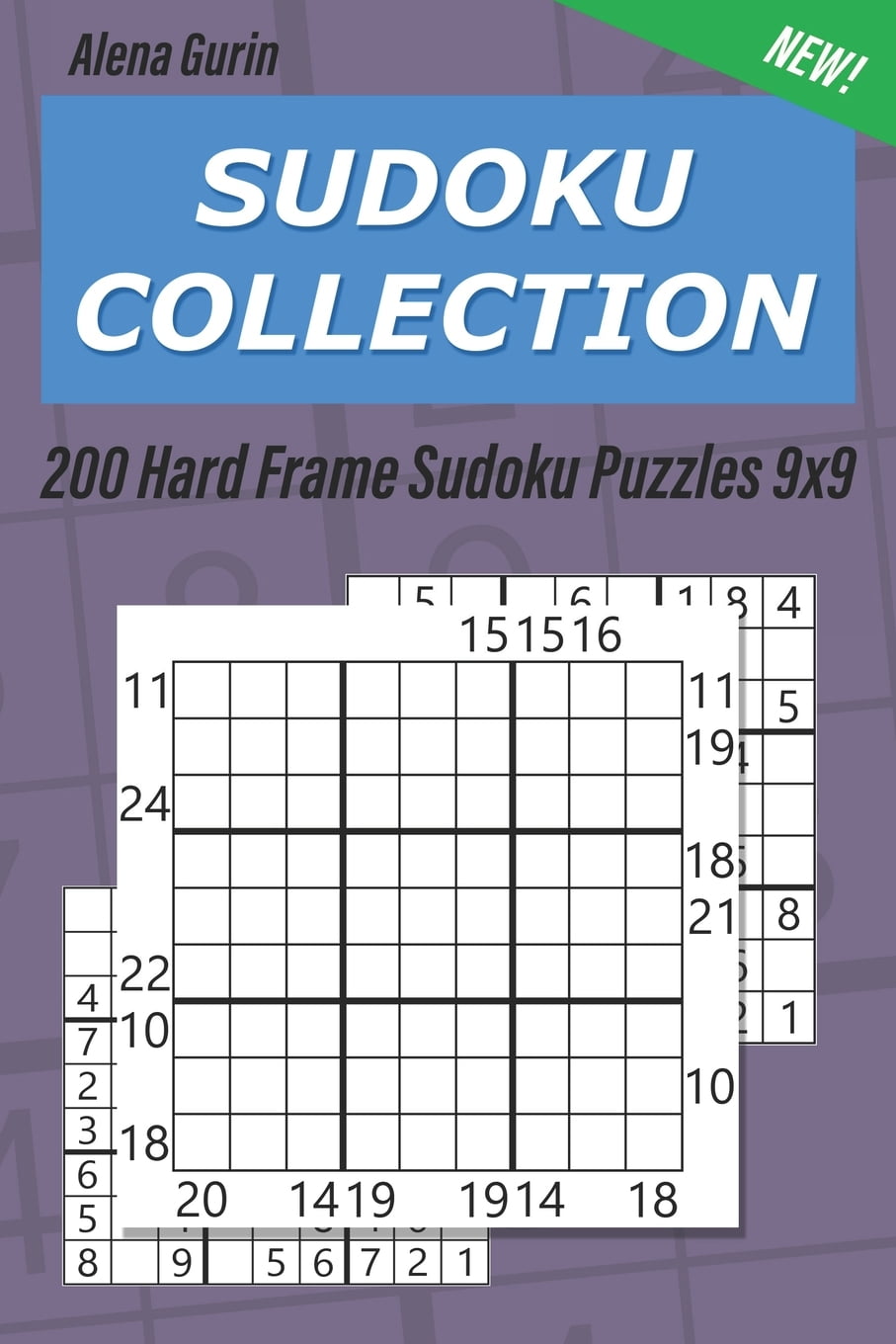 Frame Sudoku Sudoku Collection 200 Hard Frame Sudoku Puzzles 9x9