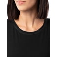 thumbnail image 5 of Fruit of the Loom Women's Soft and Breathable Short Sleeve Crew Top & Pajama Short Set, Sizes S-4X, 5 of 11