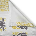 thumbnail image 3 of Ambesonne Ostrich Kitchen Curtains, Grey Animal, 55"x39", Earth Yellow Eggplant, 3 of 3