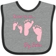 thumbnail image 3 of Inktastic Soon to Be Big Sister Girls Baby Bib, 3 of 4
